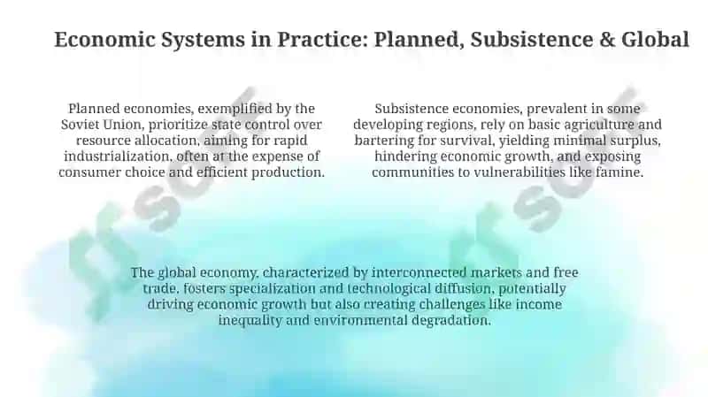 Types of economy 4