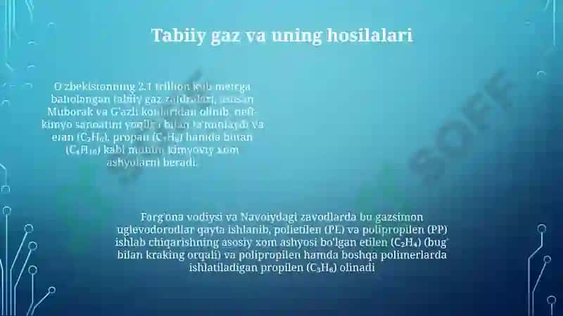 Kimyoviy xomashyo xillari va manbalari 4