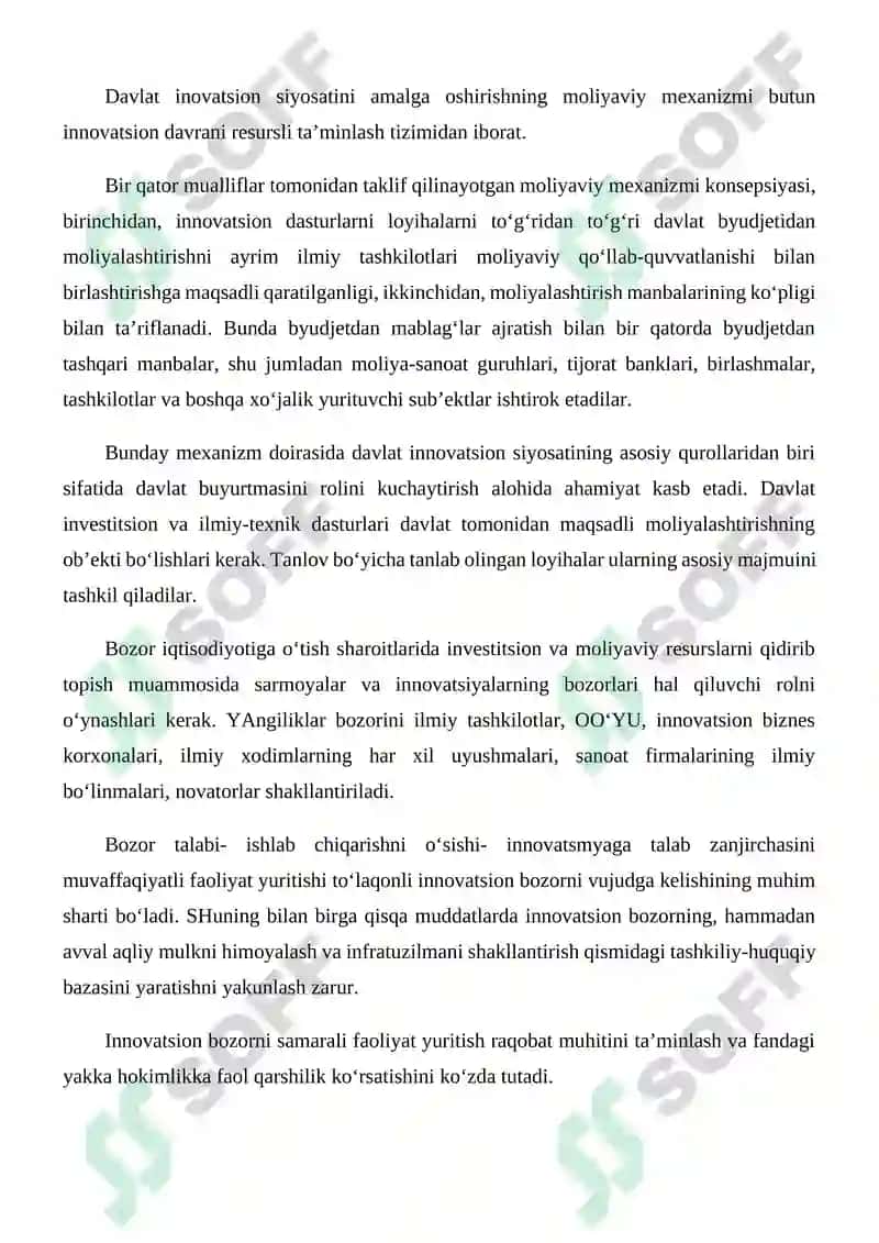 Innovatsion dasturlarni moliyalashtirish 4