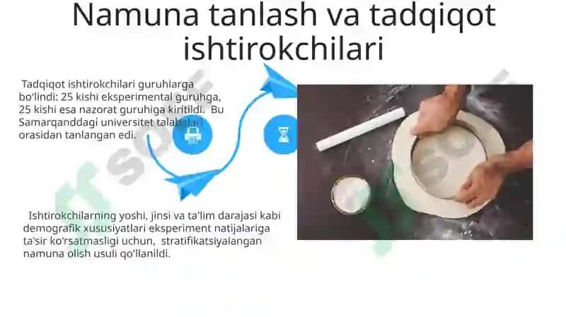 Psixologik eksperiment jarayoni va uning asosiy xususiyati 4