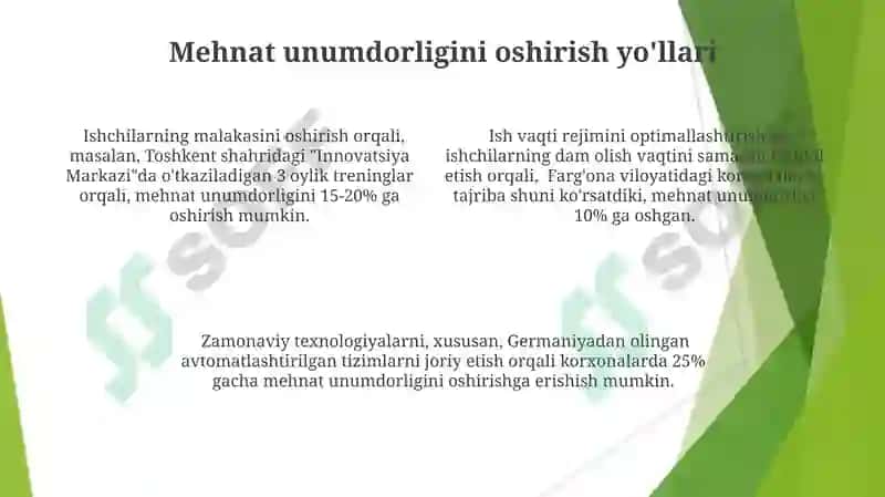 Mehnat bozori va korxonalarda mehnat resurslaridan foydalanish 4