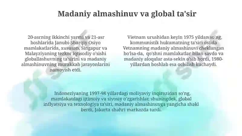 Janubi-Sharqiy Osiyo mamlakatlari 4