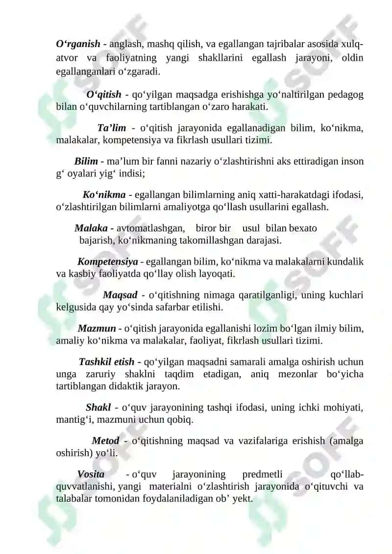 Ta'lim nazariyasi (didaktika) 4