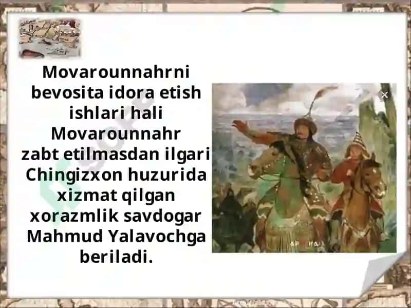 Chigatoy ulisining tashkil topishi 4