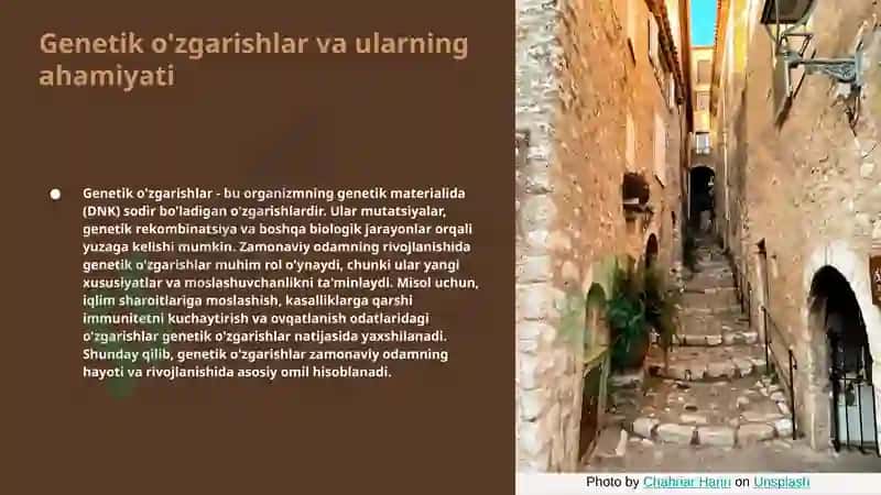 Zamonaviy odamning evolyutsiyasi 4