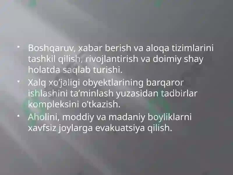 Hayot faoliyatining xavfsizligini asoslari 4