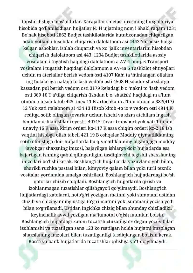 Budjet hisobi (amaliyot) 4