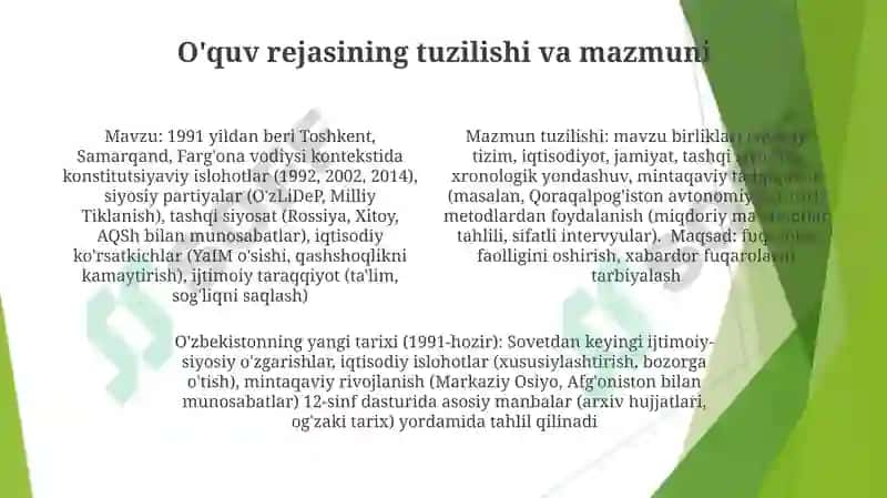 O'zbekistonning eng yangi tarixi 4