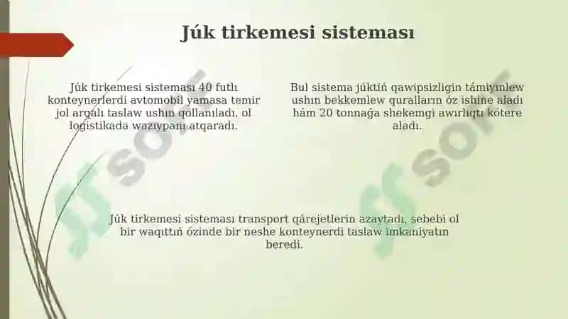 Konteyner tasıw sisteması 4