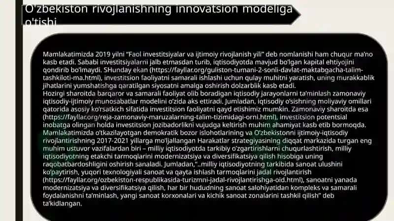 Innovatsion Rivojlanish Modellari 4