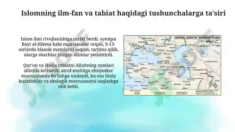 Geografik muhit va resurslar: O'rta Osiyo tabiatiga ta'siri 4