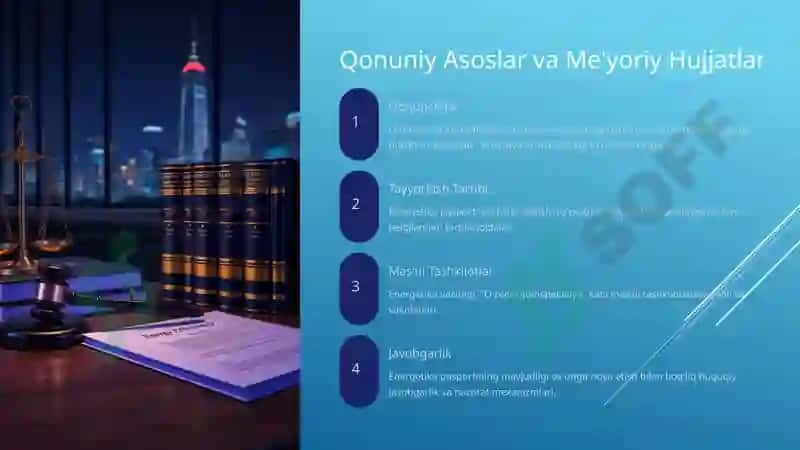 Korxonaning Energetika Pasporti: Mazmuni va Namunalari 4