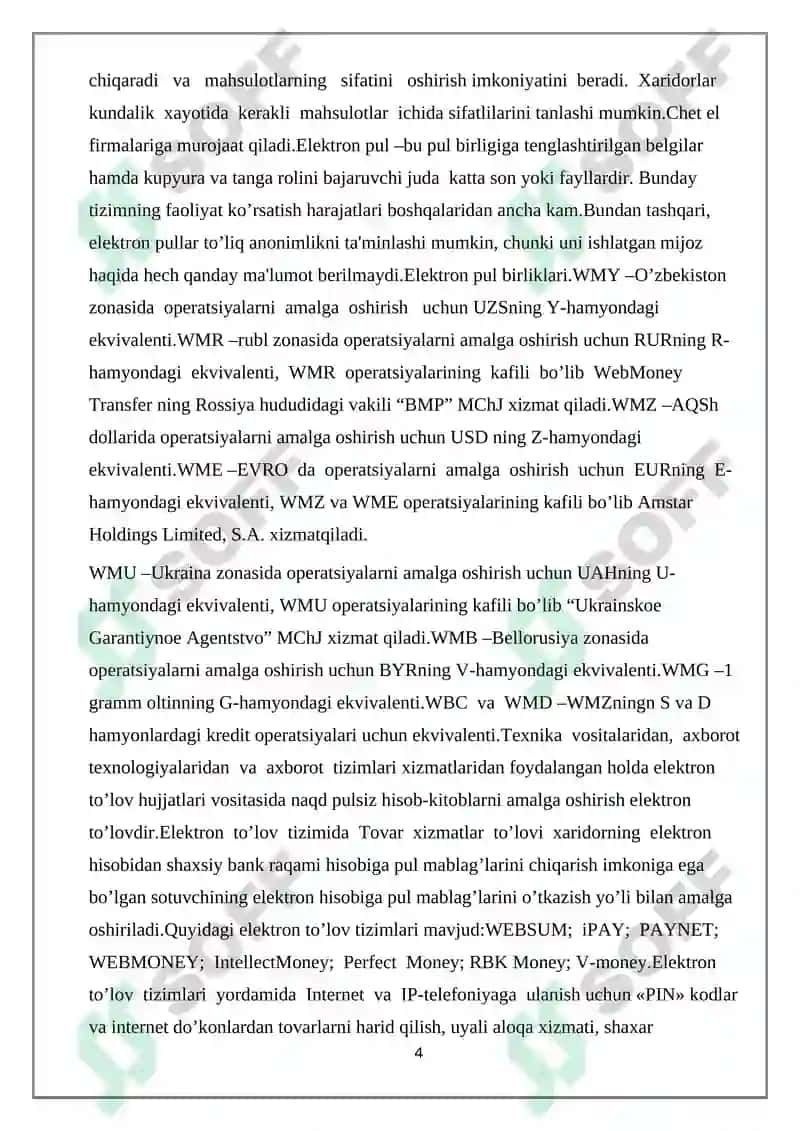 Elektron Tijoratda To'lov Tizimlari 4