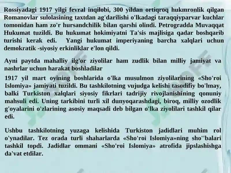 Turkiston muxtoriyati 4