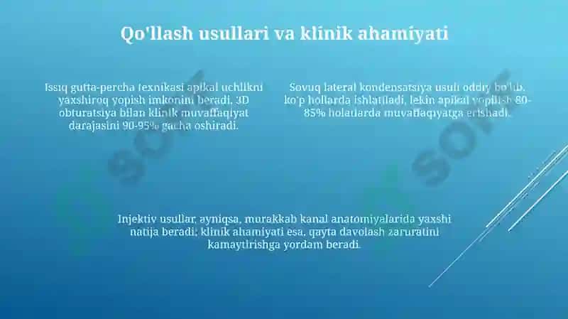 Tishkanallarini plombalashda ishlatiladigan ashyolar 4