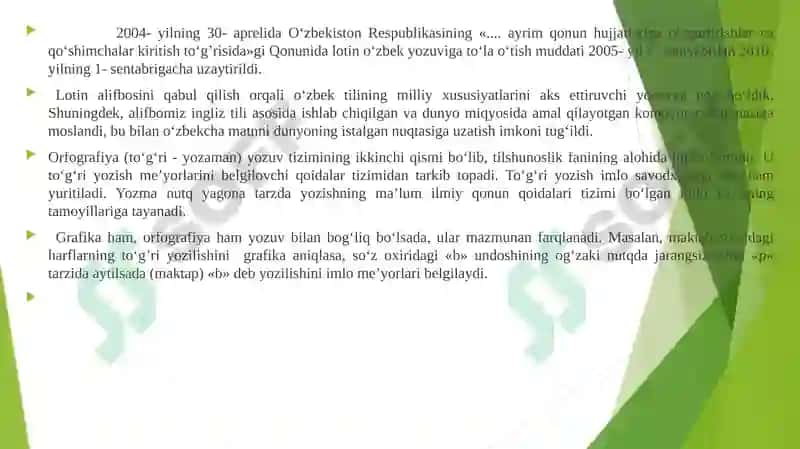 Grafika. Orfografiya va orfoepiya 4