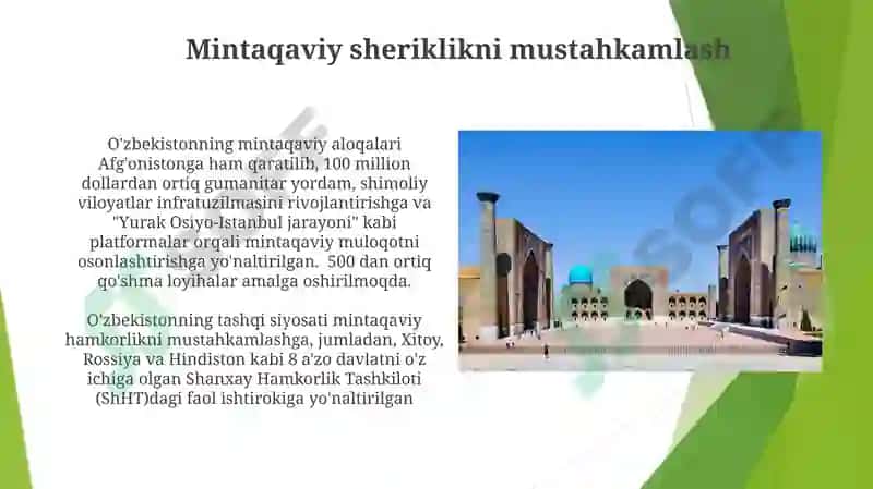 O'zbekiston Respublikasi tashqi siyosati 4