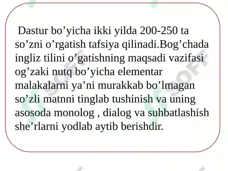 CHET TILINI O’RGANISH JARAYONLARI 4
