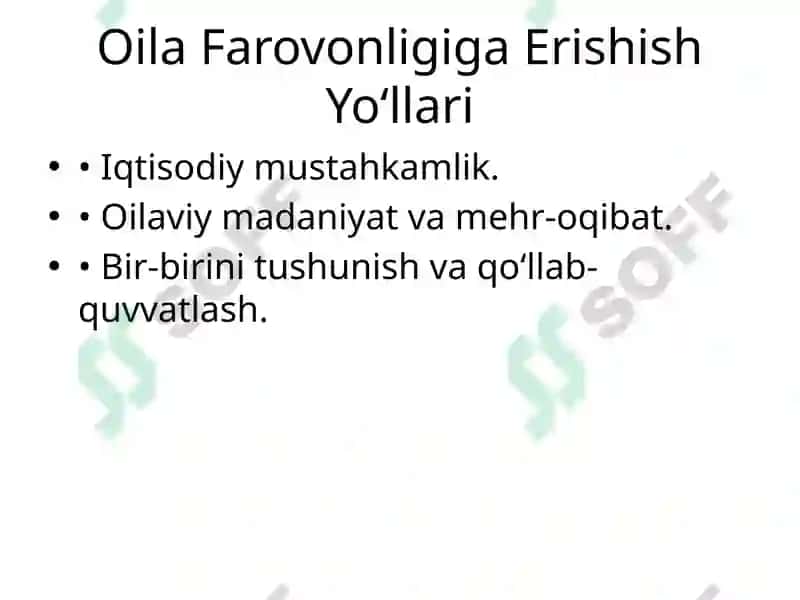 Oila: Farovonligi va Turlari 4