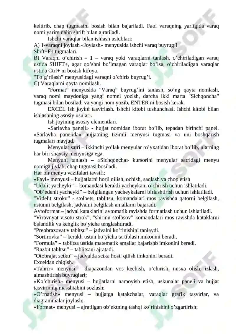 Elektron hujjatlar ustida ishlash 4