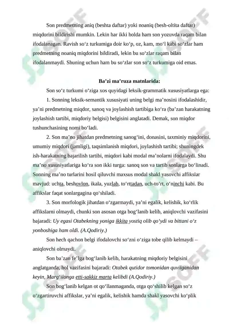 O’zbek Tilida Hisob So‘zlarning Qo‘llanishi 4