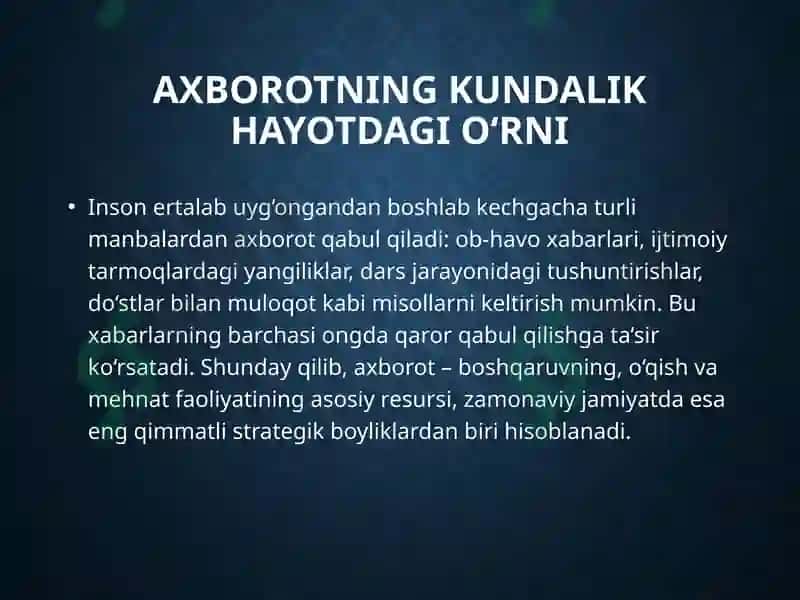 Axborottushunchasi 4