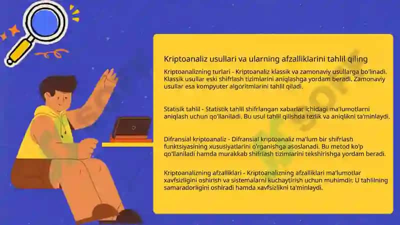 Chiziqli kriptoanaliz va qo‘llanilishi 4