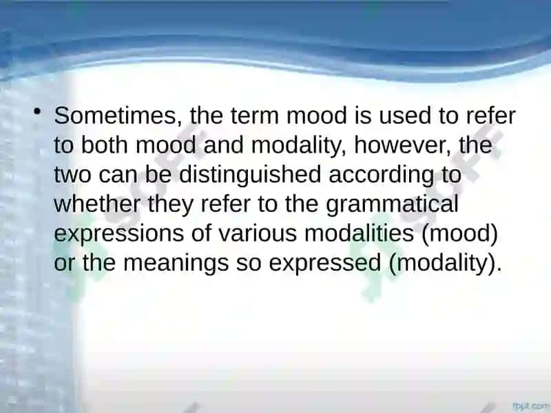 THE PROBLEM OF MODALITY IN ENGLISH 4