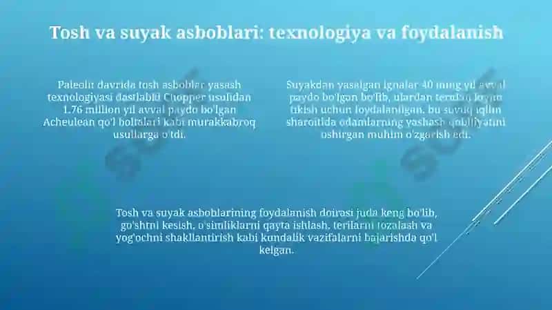 Paleolit davri moddiy madaniyati 4