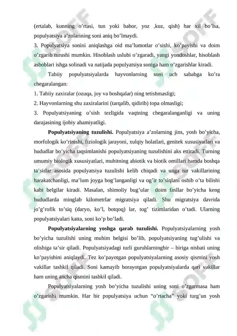 Populyatsiya ekologiyasi 4