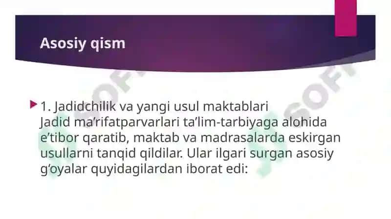 Jadidlik oqimi namoyondalarining pedagogik goyalari 4