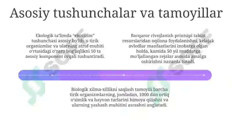 Ekologik ta'lim standartlari 4