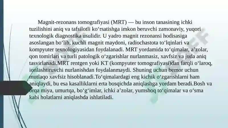 Magnit-rezonans tomografiyasi 4