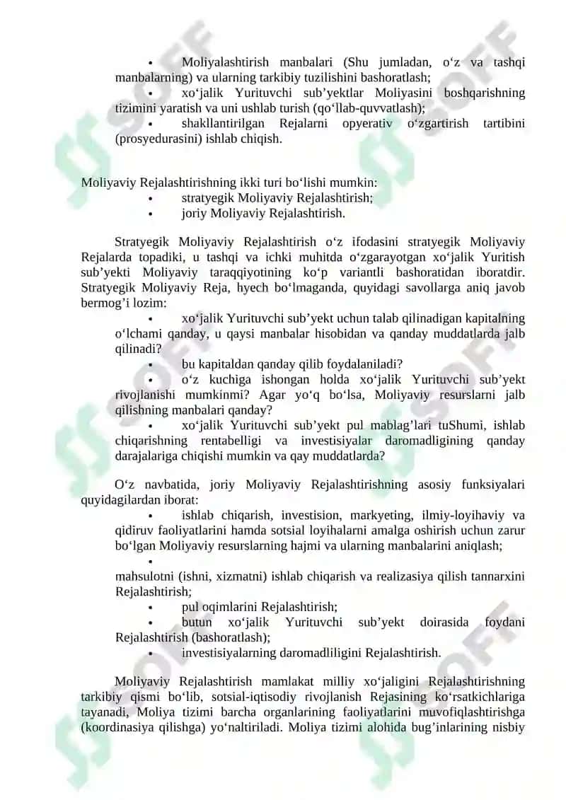 Moliyaviy prognozlashtirish 4