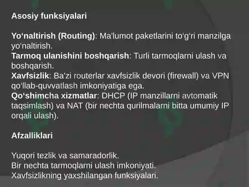 Switch yordamida bir nechta qurilmalarni bir tarmoqqa ulang va ulanishni tekshirish 4
