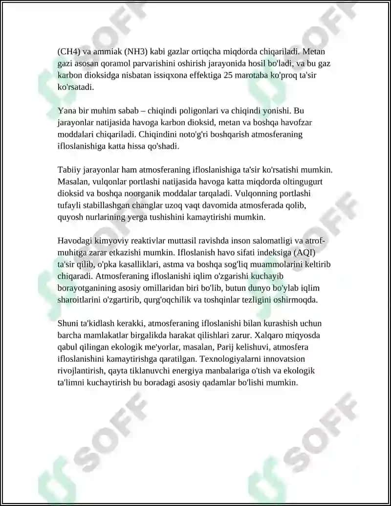 ATMOSFERANING IFLOSLANISH MUOMMOLARI 4