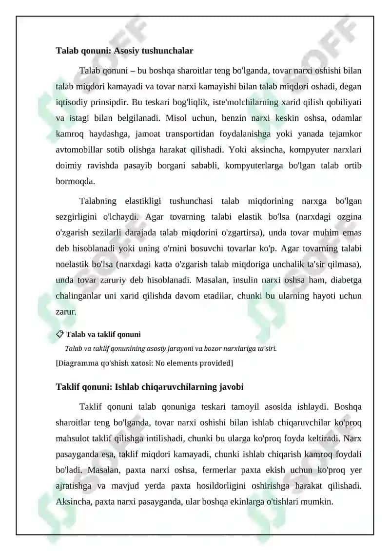 Talab va taklif qonuni 4