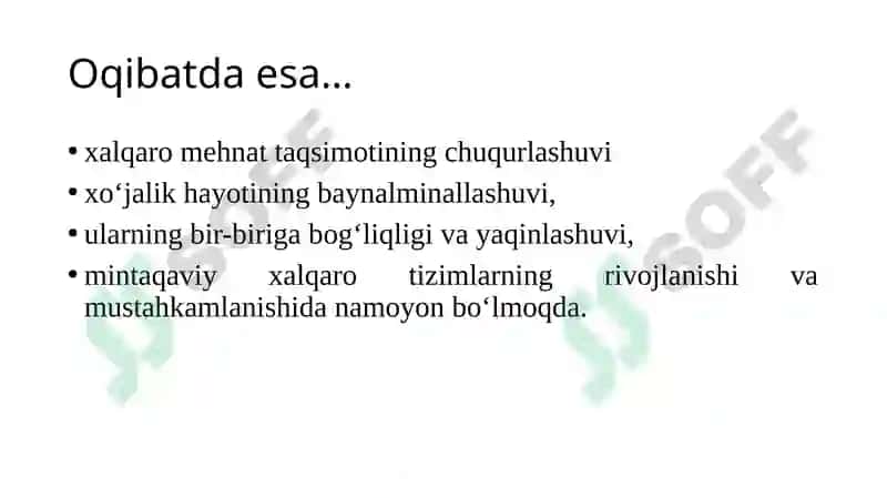 Jahon iqtisodiyoti 4