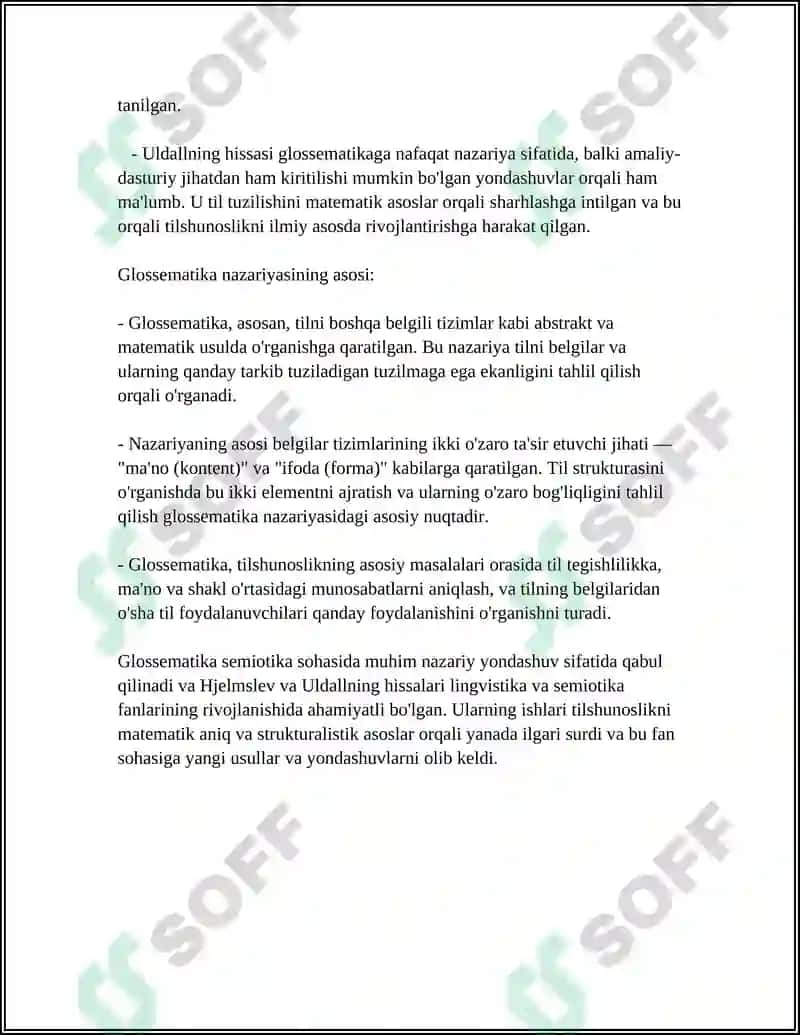 GLOSSEMATIKA MAKTABI TA'LIMOTI 4