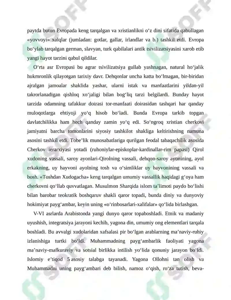 Islomiy madaniyat va diniy madaniyat 4