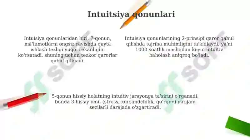Sezgi turlari va uning qonuniyatlari 4