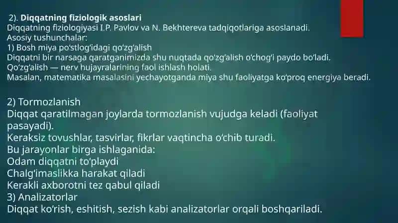 Diqqat haqida prezentatsiya 4
