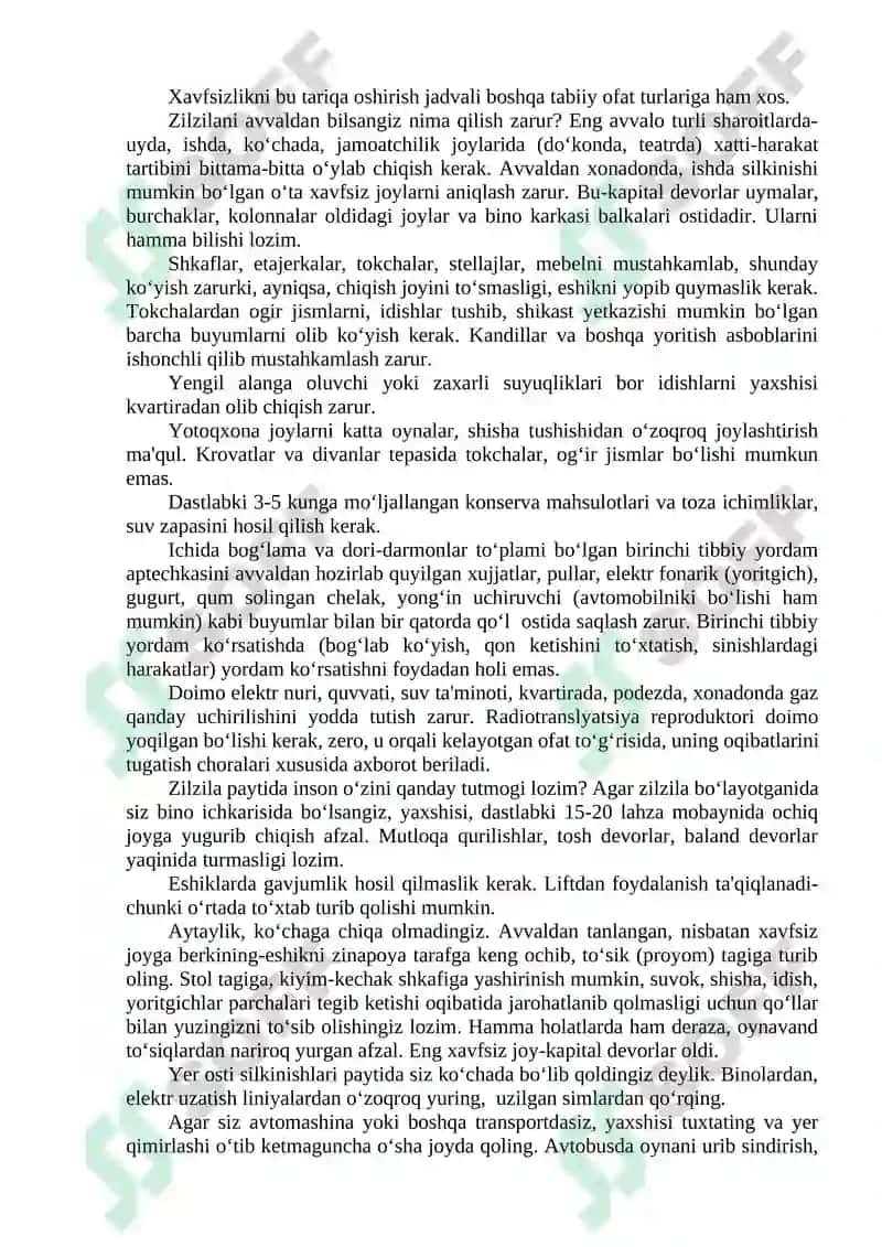 Yer silkinishi va uning oqibatlari 4
