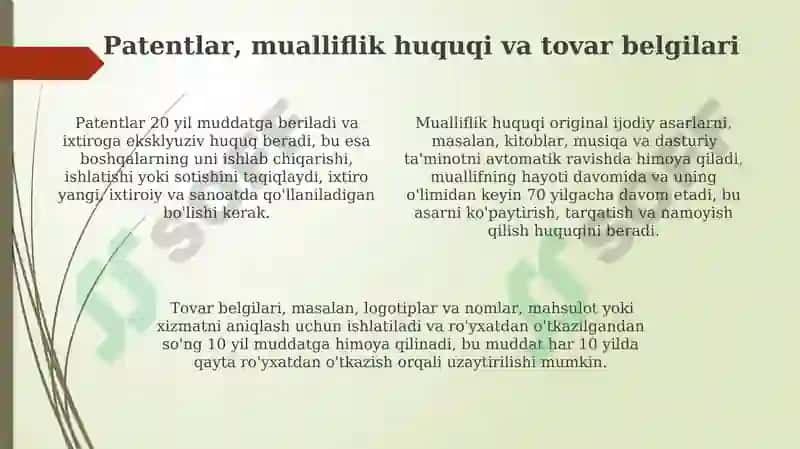 Intellektual mulk 4
