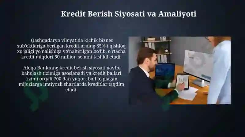 Aloqa Bankining Kredit Portfeli Tahlili 4