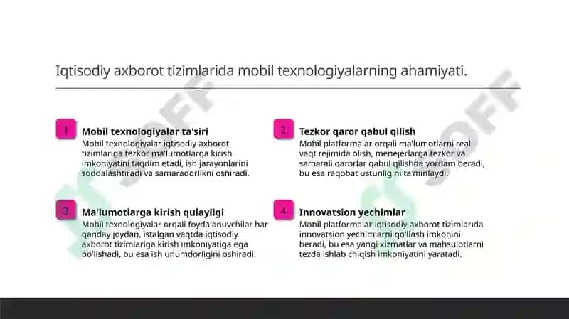Mobil platformalar va iqtisodiy axborot tizimlari 4