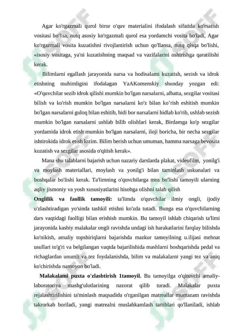 Kasb-hunar kollejida ta'lim jarayoni 4