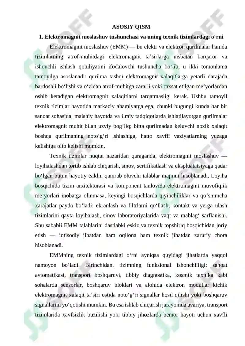 Elektromagnit moslashuv boʻyicha normativ hujjatlari bilan tanishtirish 4