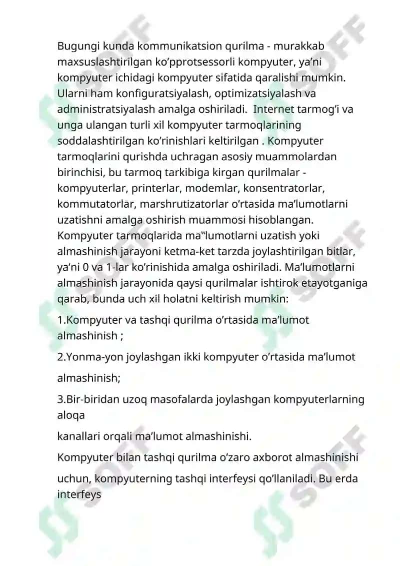 Zamonaviy kompyuter tarmoqlari 4