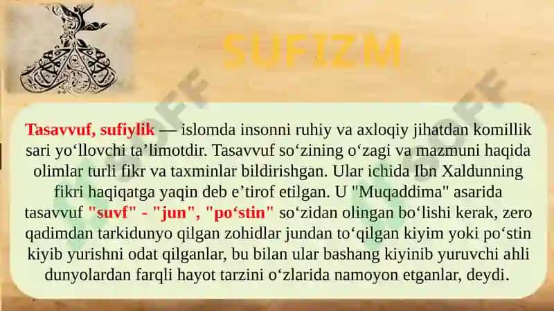 Tasavvuf ta'limoti 4